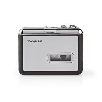 Nedis Cassette Converter | Bärbar | Anslutningsutgång: 1x 3.5 mm / 1x Mini USB | Tillbehör: USB-kabel | Batteridriven / USB ström