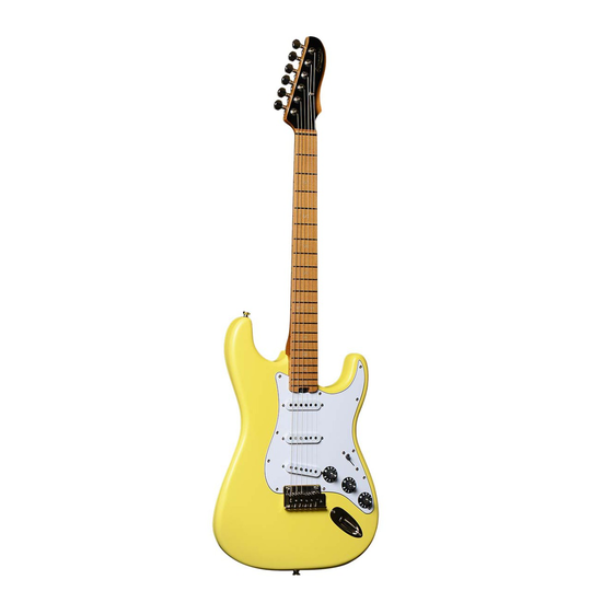 Santana Pegasus Standard BC el-gitarr butter cream