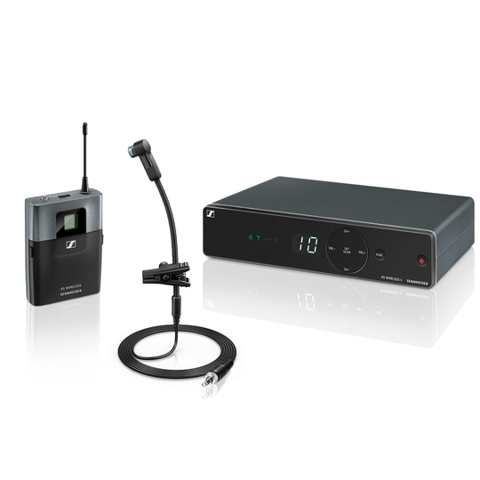 Sennheiser XSW 1-908 trådlös mikrofon för blåsinstrument (Band A: 476-500 MHz)