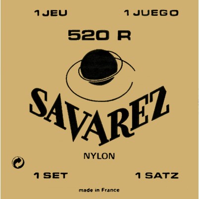 Savarez 520R spanska gitarr-strängar, röd