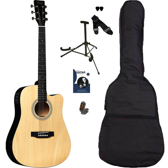 Sant Guitars AC-86 EQ NA stålsträngad gitarr, natur, paketlösning