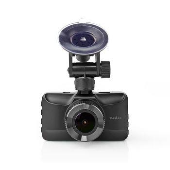 Nedis Dash Cam | 1080p@30fps | 12.0 MPixel | 3.0 " | LCD | Parkeringssensor | Rörelsedetektor | Nattläge | Röd / Svart