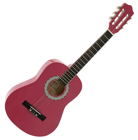 DiMavery AC-303 Klassisk spansk gitarr 1/2, rosa