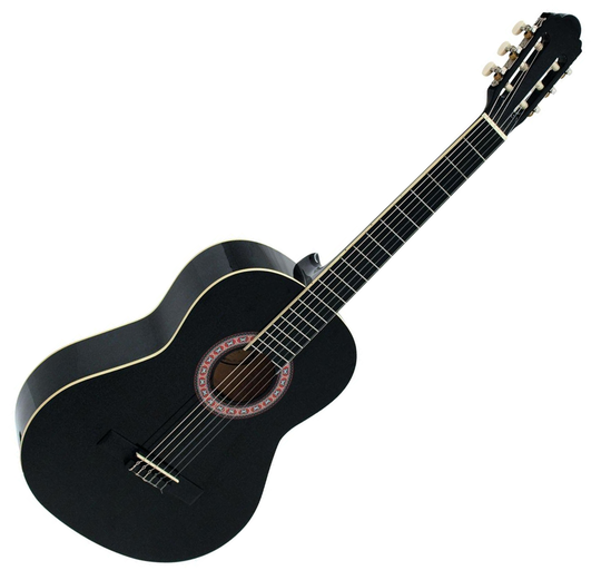 DiMavery AC-303 klassisk spansk gitarr 4/4, Svart