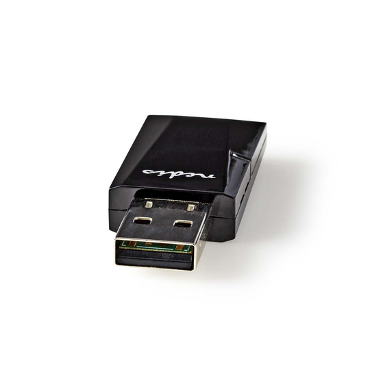 Nedis Nätverks dongle | Wi-Fi | N300 | 2.4 GHz | USB2.0 | Wi-Fi hastighet total: 300 Mbps | Windows 10 / Windows 7 / Windows 8