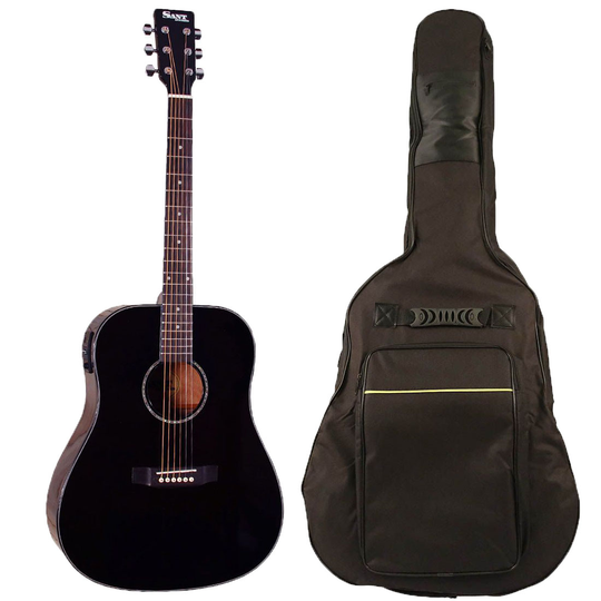 Sant Guitars AC-96EQ BK western-gitarr paket
