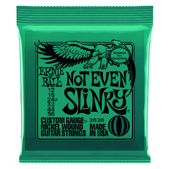 Ernie Ball Slinky Nickel Wound Gitarrsträngar, Elgitarr Not Even Slinky 012-056