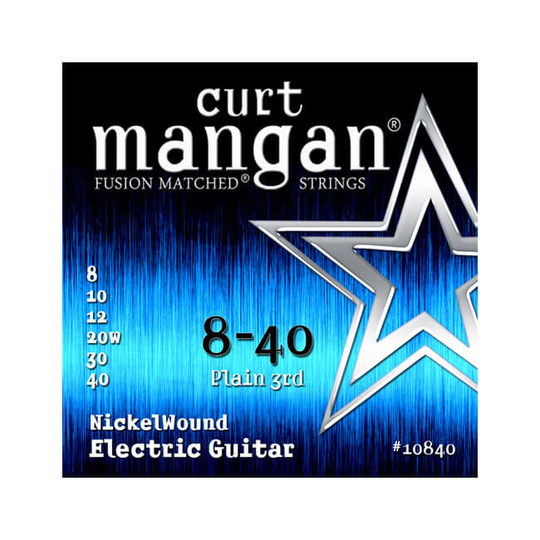 Curt Mangan 10840 Nickel Wound el-gitarr-strängar 008-040