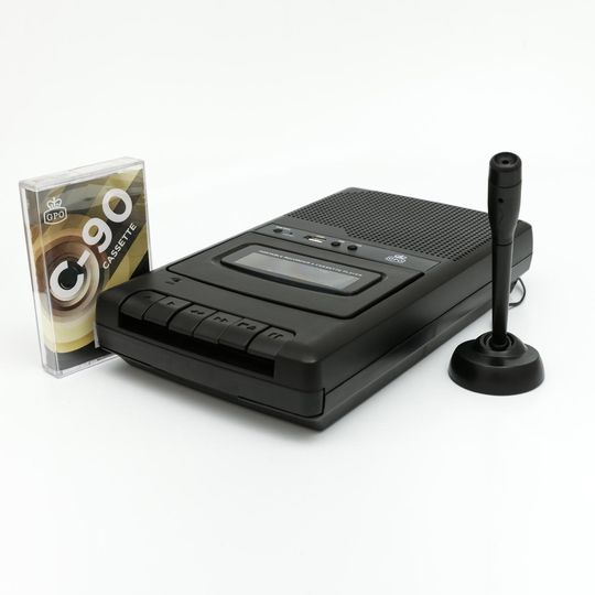 Kassettbandspelare GPO USB / Extern mikrofon
