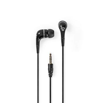 Nedis Trådbundna Hörlurar | 3.5 mm | Kabellängd: 1.20 m | Svart