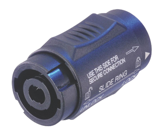 Neutrik Låsbar 4-polig speakON-adapter