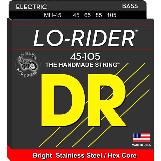 DR Strings MH-45 Lo-Rider bassträngar, 045-105