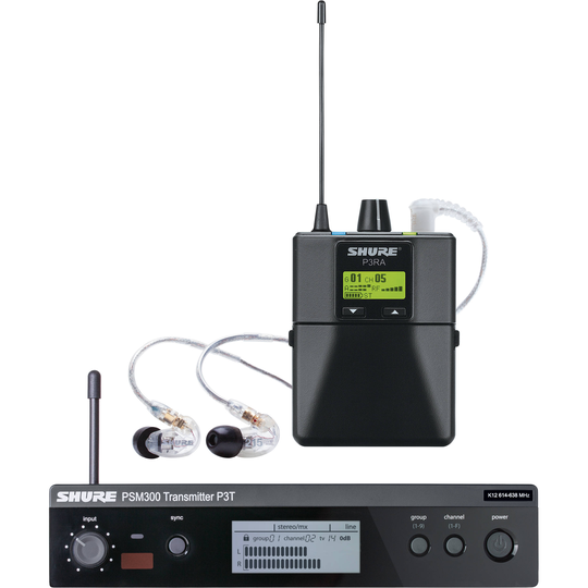 Shure P3TERA215CL-H20 PSM300 In-ear-system