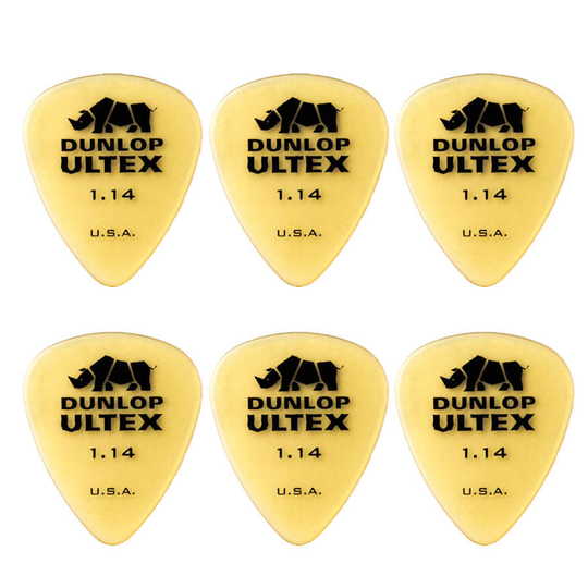 Dunlop Ultex Standard 1,14 mm plektrum (6 st.)