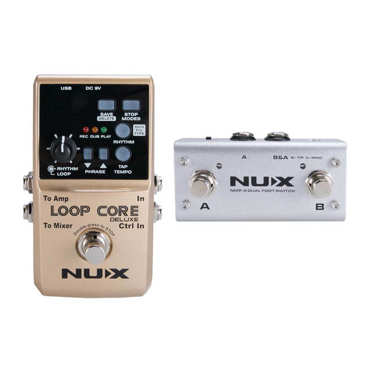 Nux Loop Core Deluxe Bundle loop-gitarr-pedal