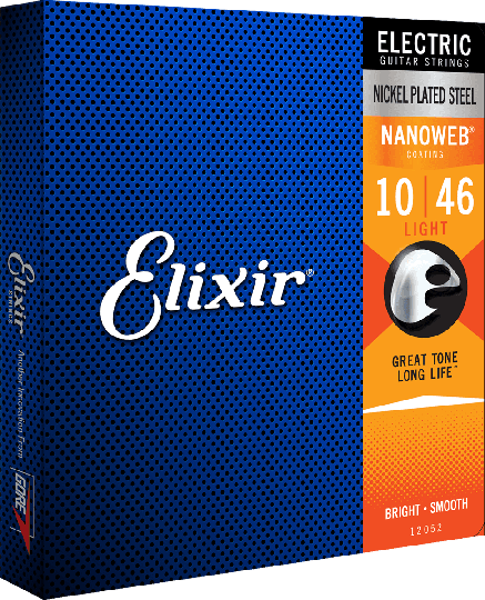 Elixir Nanoweb Guitar String (Light 10-46)