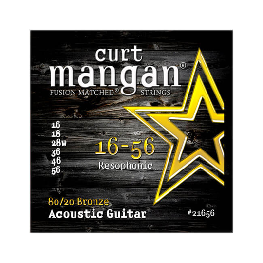 Curt Mangan 21656 80/20 Bronze western-gitarrsträngar 016-056