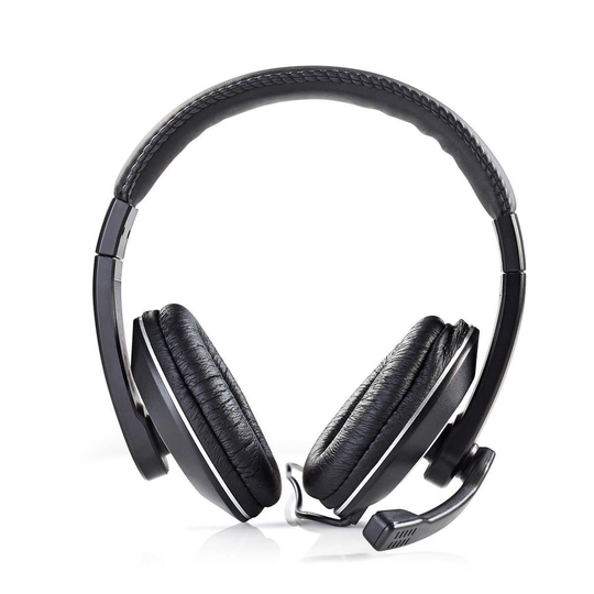 Nedis PC headset | Over-Ear | Stereo | 2x 3.5 mm | Vikbara Mikrofon | Svart