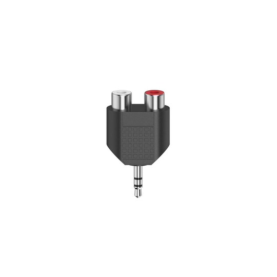 HAMA Adapter Audio 3.5mm-2xRCA Hane-2x Hona Svart