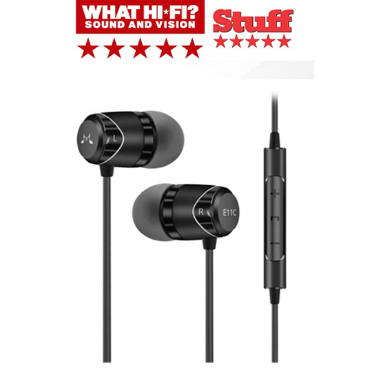 Hörlur In-Ear SoundMAGIC e11C med mik / Black