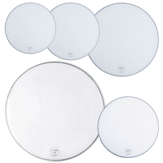 Search S10D5 Clear (12"+14"+14"+16"+20") trumskinns paket