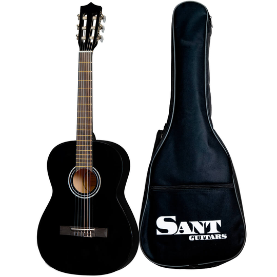 Sant Guitars CJ-36L-BK vänsterhänt barngitarr svart black