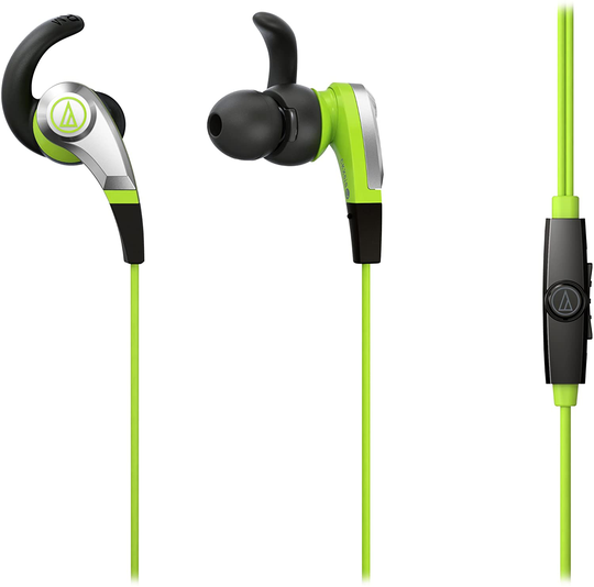 Audio-Technica ATH-CKX5iS In-Ear-hörlurar, gröna