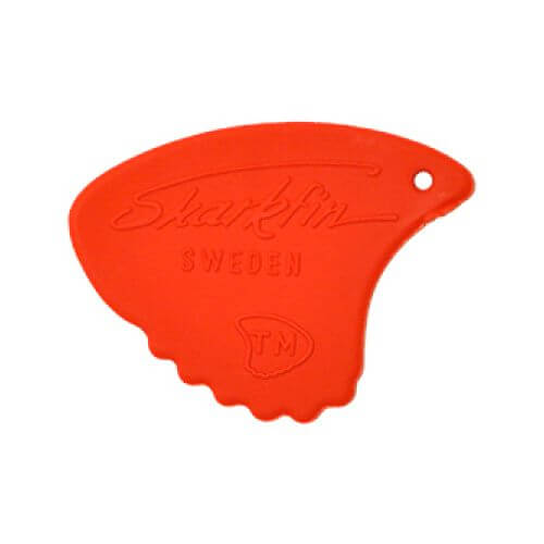 Sharkfin GP 104 Relief, Soft, Red plektrum (10 stk)