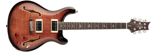 PRS SE Hollowbody II Piezo Elguitar (Black Gold Burst)