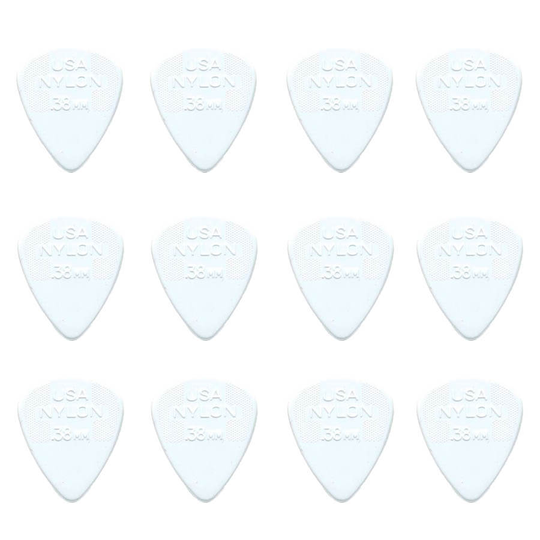 Dunlop Nylon Standard 0,38 mm plektrum (12 st.)