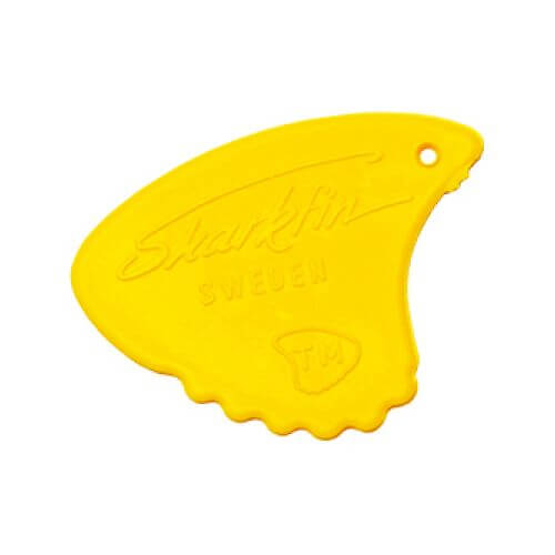 Sharkfin GP 105 Relief, Medium, Yellow plektrum (10 stk)