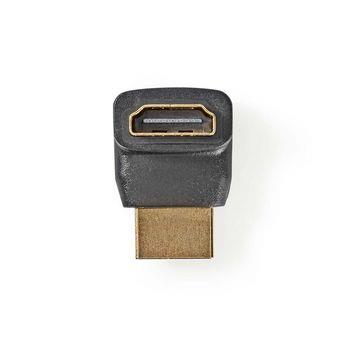 Nedis HDMI- Adapter | HDMI- Kontakt | HDMI- Hona | Guldplaterad | Vinklat 270° | ABS | Svart | 1 st. | Plastpåse