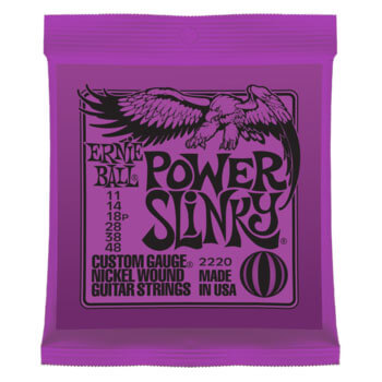 Ernie Ball 2220 Power Slinky el-gitarr-strängar, 011-048
