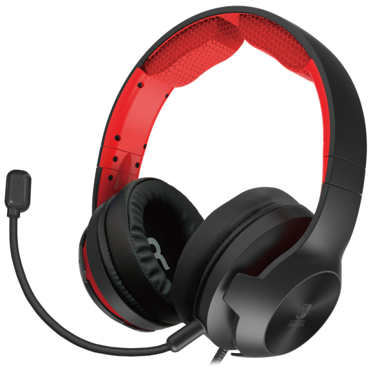 Hori Gaming Headset Black Red Switch OLED