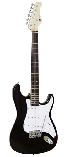 DiMavery ST-203 El-Gitarr, Svart