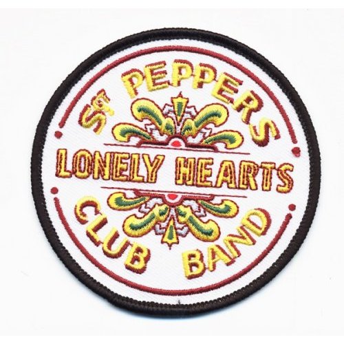 The Beatles: Standard Patch/Sgt Pepper Drum (Iron On)