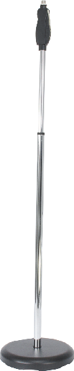 Ibiza mikrofonstativ, 104 - 156 cm Krom