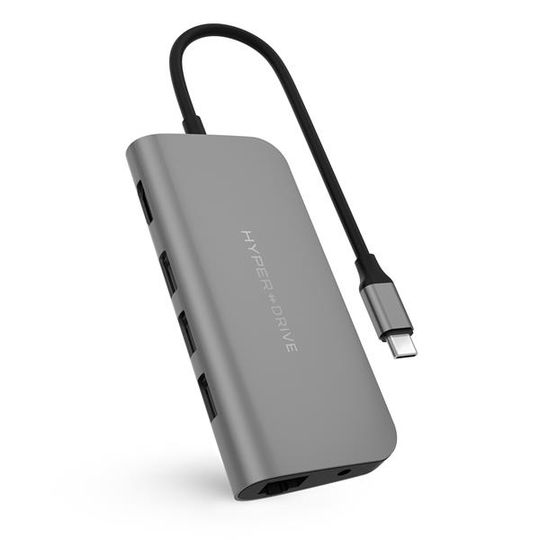 Hyper HyperDrive POWER 9-in-1 USB-C Hub Space Grey