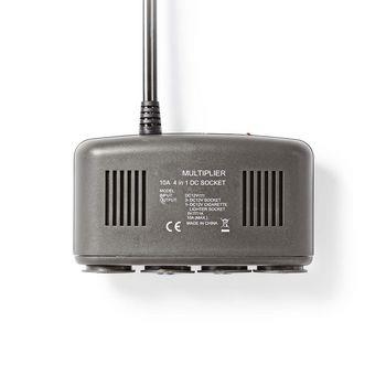 Nedis Universal DC Power Adapters | Biladapter | 120 W | 12 V DC | Utgångskontaktyp: Biladapter | 0 m | Inspänning: 12 V DC | Val av utspänning: N/A | Maximal utgångsström per port: 4.0 A | Svart