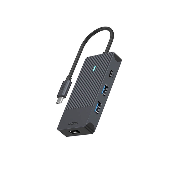 RAPOO Multiport USB-C UCM-2001 4-in-1 USB-C Adapter