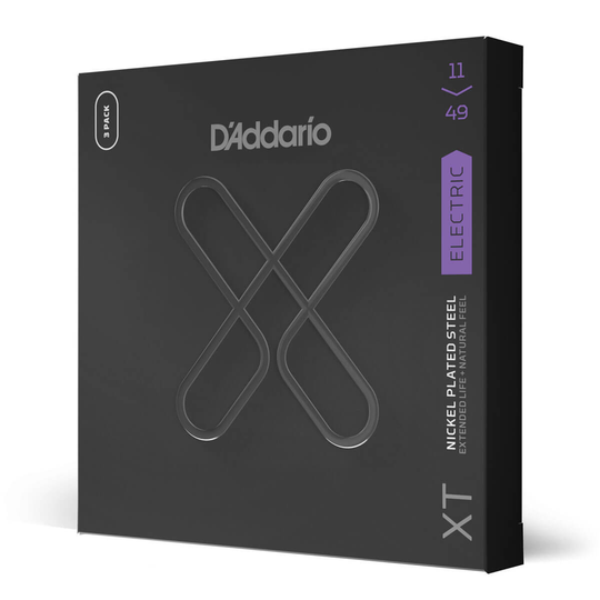 D'Addario XTE1149-3P el-gitarr-strängar, 011-049, 3-pack