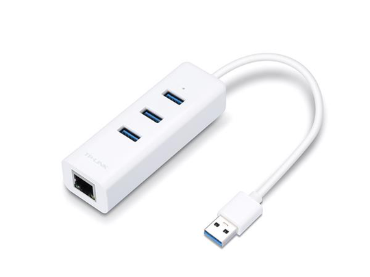 TP-Link USB 3.0 3-port Hub & Gigabit Ethernet Adapter 2 in 1 USB Adapter /UE330