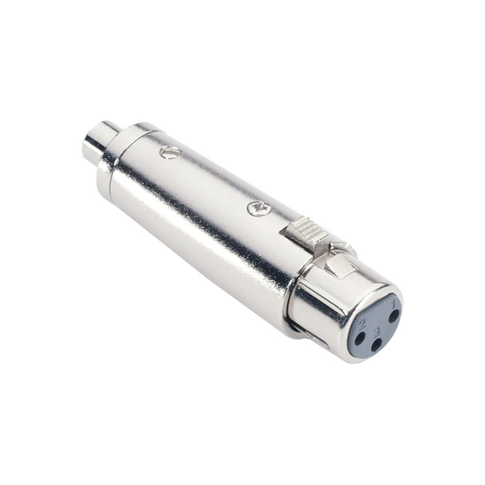 Adapter Ljudkontakt RCA Phono hona till XLR hona