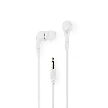 Nedis Trådbundna Hörlurar | 3.5 mm | Kabellängd: 1.20 m | Vit