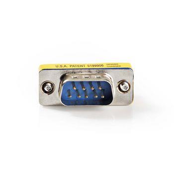 Nedis Serial adapter | Adapter | D-SUB 9-Pin Hane | D-SUB 9-Pin Hane | Nickelplaterad | Metall | Plastpåse