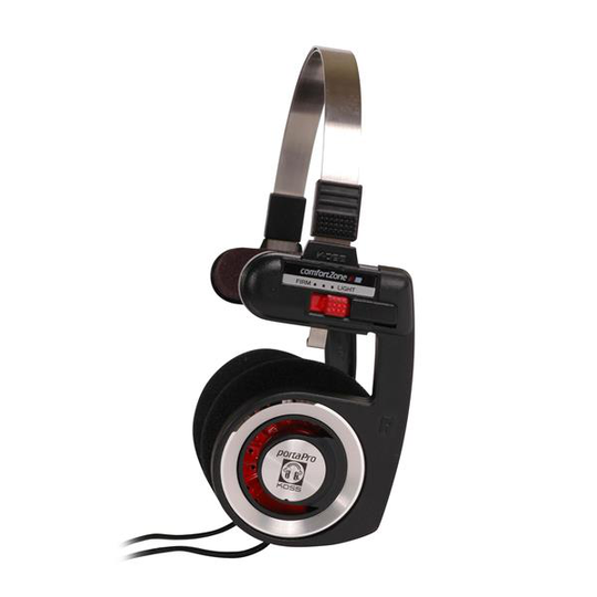 Hörlur Koss Porta Pro 2.0 On Ear Red Hot