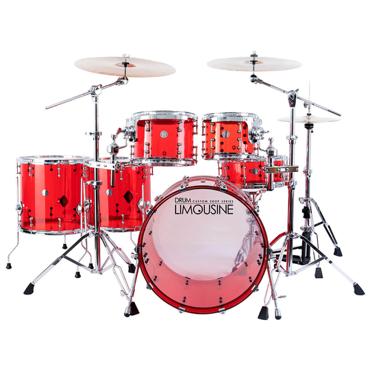Drum Limousine Custom Shop Acrylic 22 RD trumset red