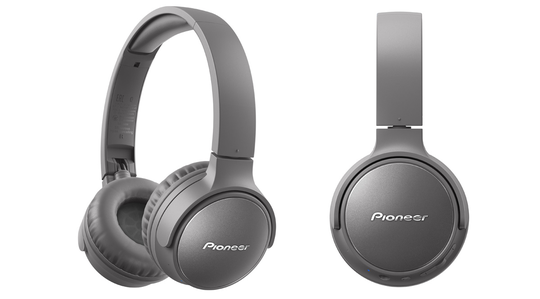 Pioneer SE-S6BN - Bluetooth hörlurar Grå