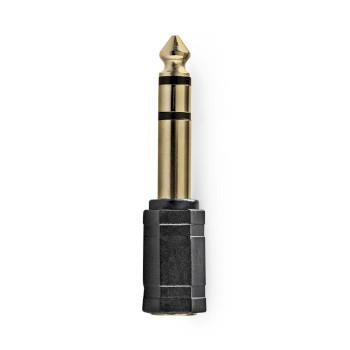 Nedis Stereo Audio Adapter | 6.35 mm Hane | 3.5 mm Hona | Guldplaterad | Rak | ABS | Antracit | 1 st. | Låda
