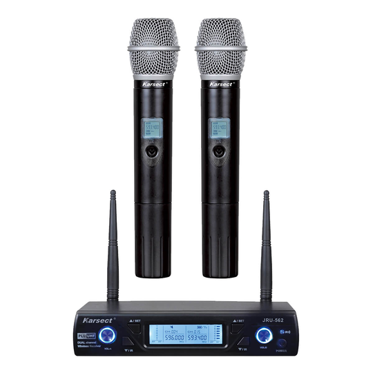 Karsect JRU-562/HT-51C trådlöst 2 x handhållet mikrofon-set